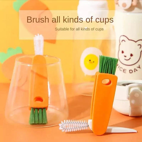 3 in 1 Bottle Lid Rubber Ring Groove Gap Cleaning Brush, Multifunctional Bottle Gap Cleaner 3 in 1 Bottle Lid Rubber Ring Groove Gap Cleaning Brush, Multifunctional Bottle Gap Cleaner