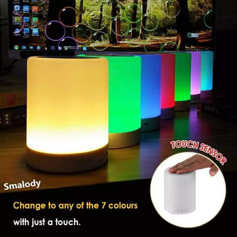 Colorful LED Night Light Bluetooth Touchpad Wireless Speaker Colorful LED Night Light Bluetooth Touchpad Wireless Speaker