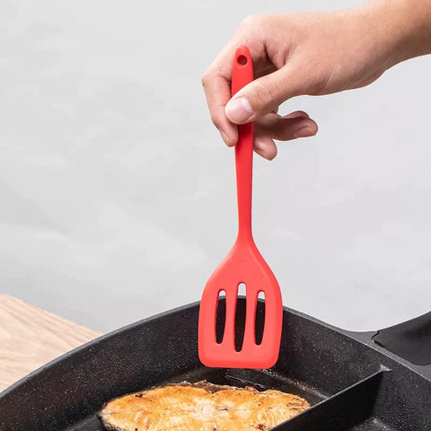Slotted Silicone Turner Spatula Slotted Silicone Turner Spatula