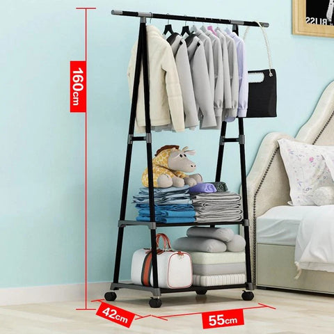 Metal Coat Jacket Hat Hanger Multifunction Stand Organizer Black Metal Coat Jacket Hat Hanger Multifunction Stand Organizer Black