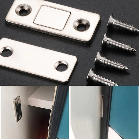 2pcs Hidden Door Closer Magnetic 2pcs Hidden Door Closer Magnetic