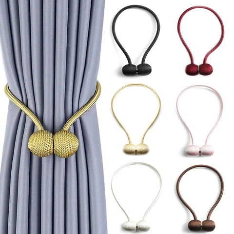 Magnetic Pearl Ball Curtain Tiebacks Clips 2Pcs Pink Magnetic Pearl Ball Curtain Tiebacks Clips 2Pcs Pink