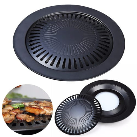 BBQ Grill Pan - Stove-Top BBQ Grill Pan BBQ Grill Pan - Stove-Top BBQ Grill Pan