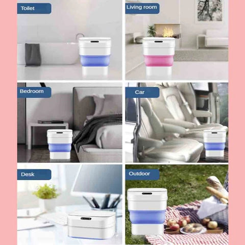 Smart Sensor Folding Trash Can Smart Sensor Folding Trash Can