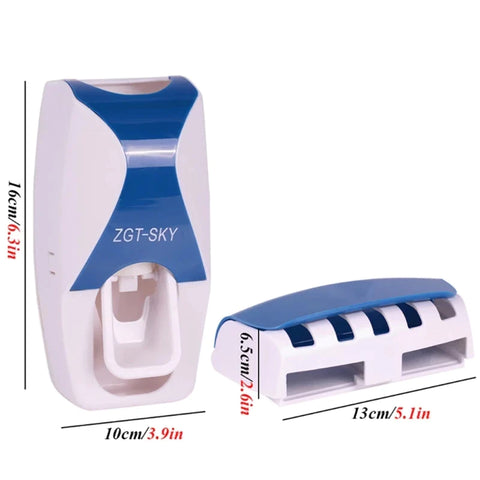 Creative Toothpaste Dispenser and Toothbrush Holder Creative Toothpaste Dispenser and Toothbrush Holder