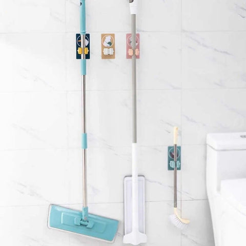 Broom Holder Creative Character Wall Mounted Broom Holder Creative Character Wall Mounted