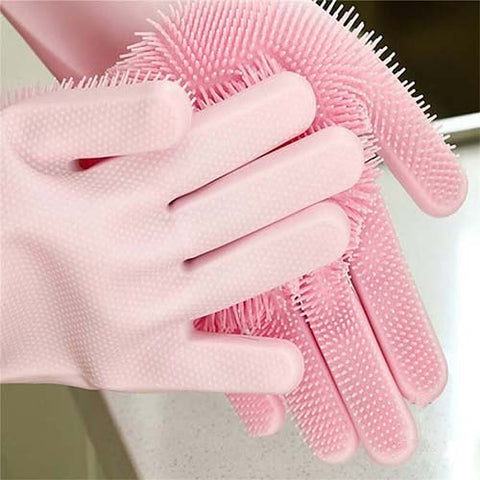 Magic Washing Gloves – Pair Of Silicone Washing Gloves Magic Washing Gloves – Pair Of Silicone Washing Gloves