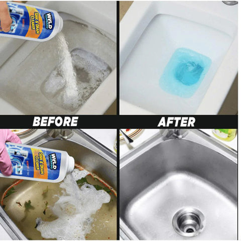Powerful Drain & Sink Cleaner Powder Powerful Drain & Sink Cleaner Powder