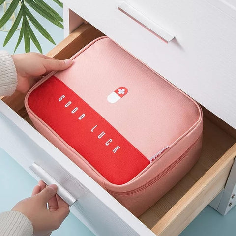 Portable Family Storage Bag Multi-functional Layered Medicine Box Portable Family Storage Bag Multi-functional Layered Medicine Box