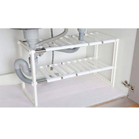 Under Sink Shelf – Expandable Under Sink Shelf – Expandable