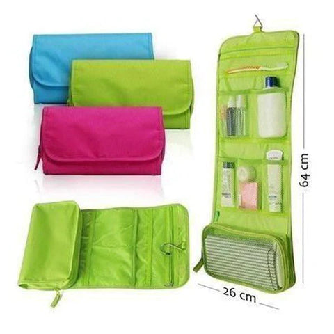 Foldable Hanging Toiletry Storage Bag Foldable Hanging Toiletry Storage Bag