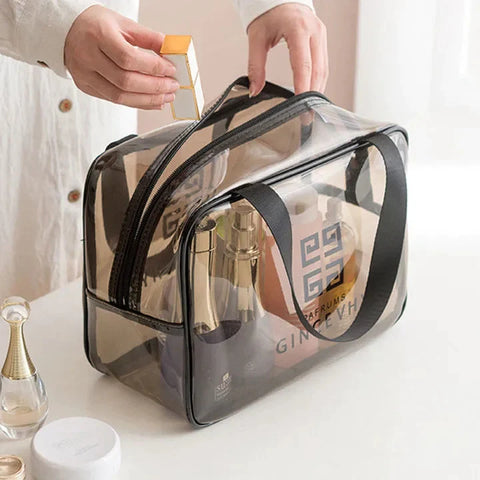 Transparent Cosmetic Bag Organizer Transparent Cosmetic Bag Organizer
