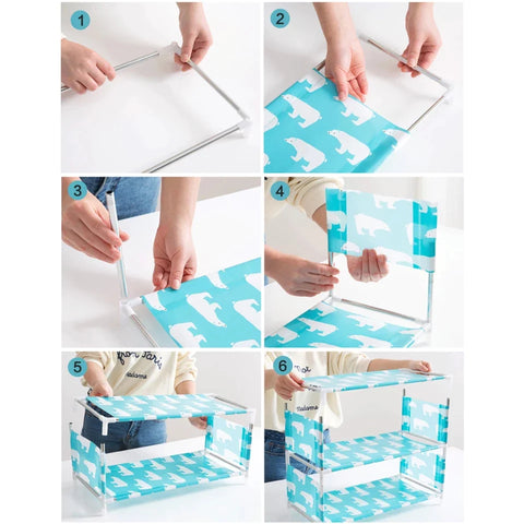 5 Layer Printed Shoe Rack DIY 5 Layer Printed Shoe Rack DIY