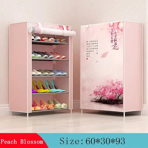 5 Layer Printed Shoe Organizer Rack 5 Layer Printed Shoe Organizer Rack