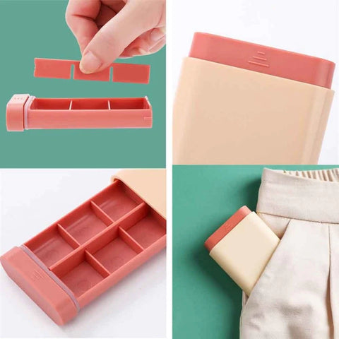 Portable Pill Storage Box Portable Pill Storage Box