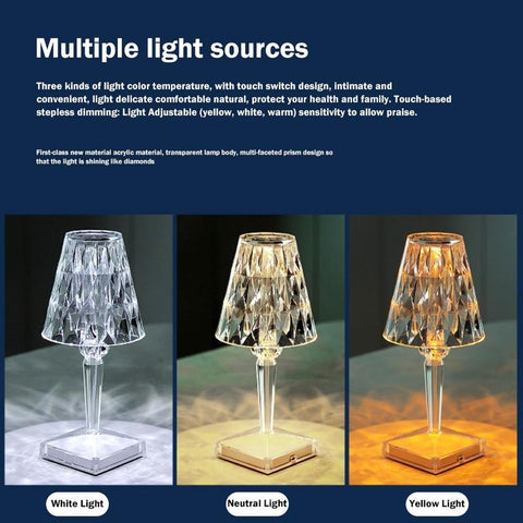 Acrylic LED Table Night Lamp Acrylic LED Table Night Lamp