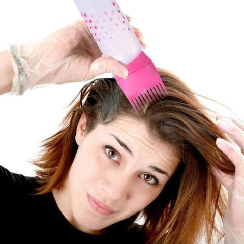 Hair Oil Comb Bottle Hair Oil Comb Bottle