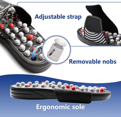 Massager Acupressure Foot Reflexology Slippers Massager Acupressure Foot Reflexology Slippers