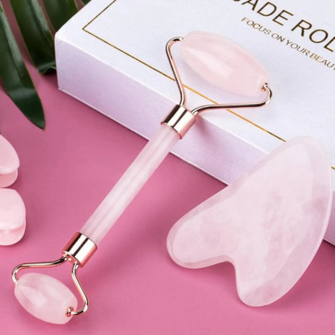 Jade Roller & Gua Sha, Face Roller, Facial Beauty Roller Skin Care Tools, Jade Roller & Gua Sha, Face Roller, Facial Beauty Roller Skin Care Tools,