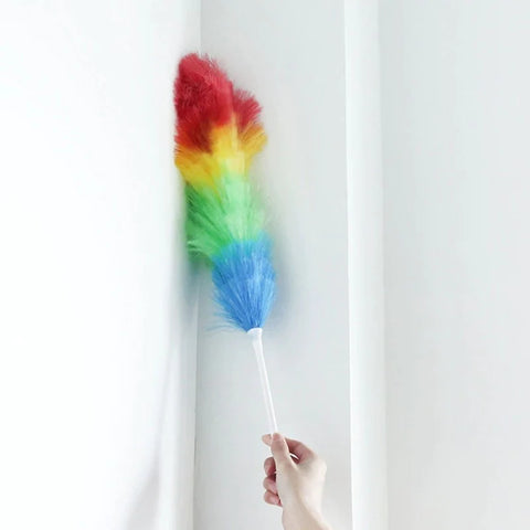 Soft Cleaning Duster With Plastic Handle Soft Cleaning Duster With Plastic Handle