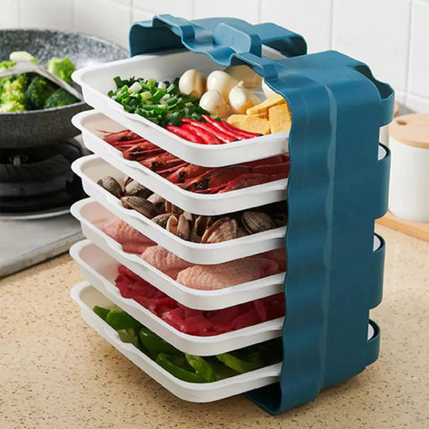Wall Mount 6pcs Tray Organizer Wall Mount 6pcs Tray Organizer