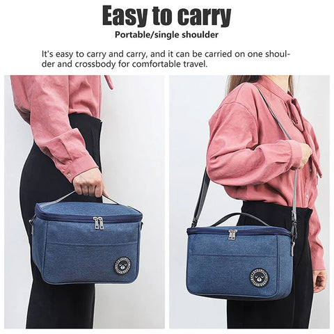 Portable Folding Thermal Insulation Carrier Lunch Bag Portable Folding Thermal Insulation Carrier Lunch Bag