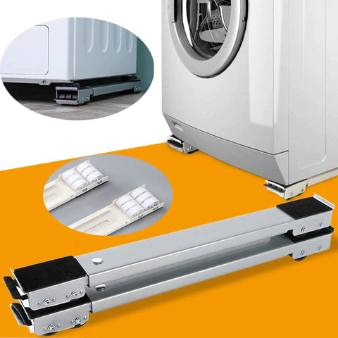 Washing Machine/Refrigerator Base Stand 45-70cm Adjustable Movable Free Installation Rack (Load 300Kg) Washing Machine/Refrigerator Base Stand 45-70cm Adjustable Movable Free Installation Rack (Load 300Kg)