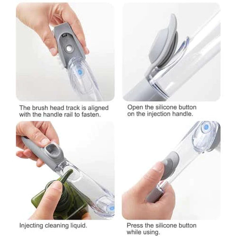 Liquid Soap Dishwashing Brush Scrubber Liquid Soap Dishwashing Brush Scrubber