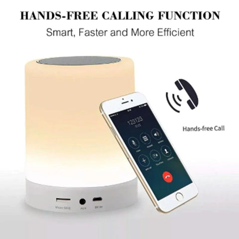 Colorful LED Night Light Bluetooth Touchpad Wireless Speaker Colorful LED Night Light Bluetooth Touchpad Wireless Speaker