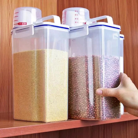 2KG Portable Plastic Moisture proof Food Storage Bucket 2KG Portable Plastic Moisture proof Food Storage Bucket