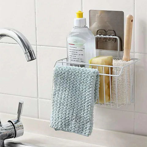 Iron Sponge Holder Rack Wall Mounted Iron Sponge Holder Rack Wall Mounted