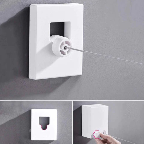 Telescopic Clothesline Wall Hanger Telescopic Clothesline Wall Hanger