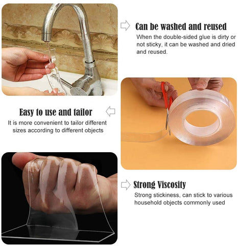 Magic Double Sided Tape Transparent 3 Meter Magic Double Sided Tape Transparent 3 Meter
