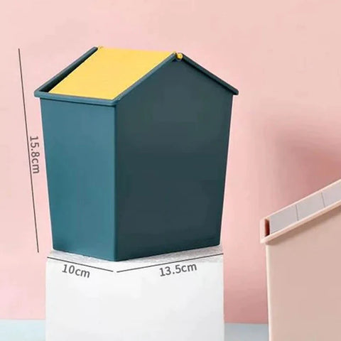 Mini Trash Can Bucket House Shape Mini Trash Can Bucket House Shape
