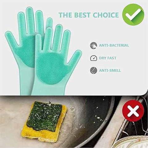 Magic Washing Gloves – Pair Of Silicone Washing Gloves Magic Washing Gloves – Pair Of Silicone Washing Gloves
