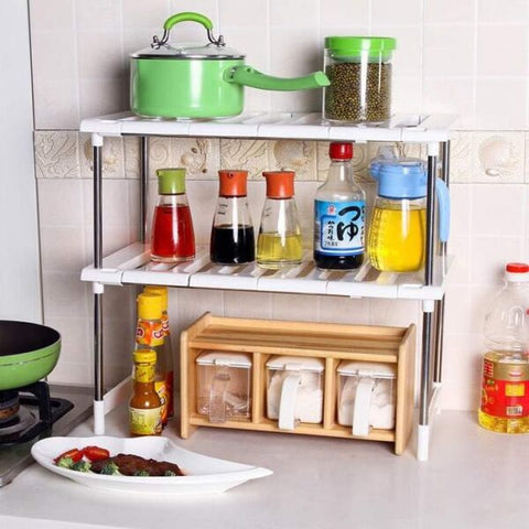 Under Sink Shelf – Expandable Under Sink Shelf – Expandable