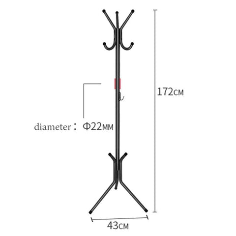 Coat Pole Rack Coat Pole Rack