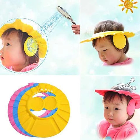 Baby Shower Cap With Ear Protection Baby Shower Cap With Ear Protection