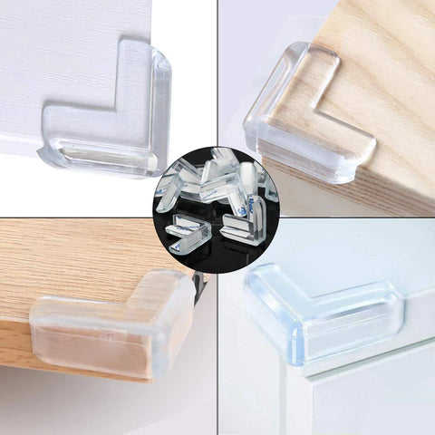 4 Pcs Silicone Table Corner Edge Protector Covers 4 Pcs Silicone Table Corner Edge Protector Covers