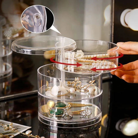 Rotatable Jewelry Storage Box Rotatable Jewelry Storage Box