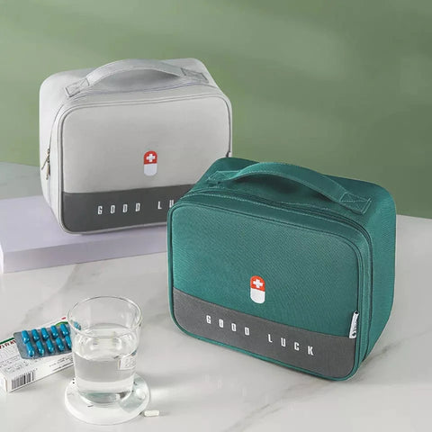 Portable Family Storage Bag Multi-functional Layered Medicine Box Portable Family Storage Bag Multi-functional Layered Medicine Box