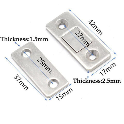 2pcs Hidden Door Closer Magnetic 2pcs Hidden Door Closer Magnetic