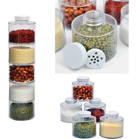 6 Bottle Stackable Spice Tower 6 Bottle Stackable Spice Tower