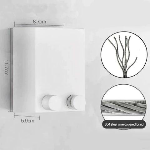 Telescopic Clothesline Wall Hanger Telescopic Clothesline Wall Hanger