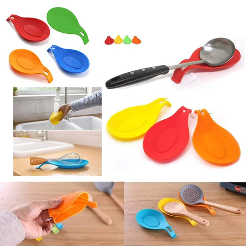 Silicone Spoon Rest Heat Resistant Silicone Spoon Rest Heat Resistant