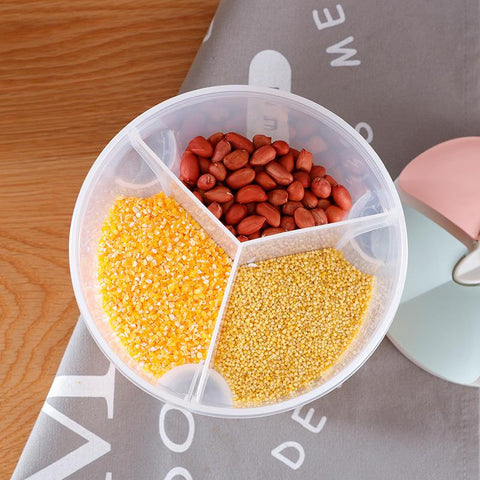 4 Grid Food Cereal Container Jar 2500Ml 4 Grid Food Cereal Container Jar 2500Ml