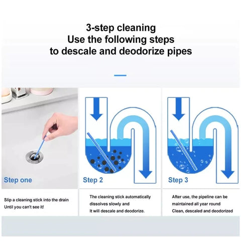 Sani Sticks Drain Cleaner - Pack Of 12 Sani Sticks Drain Cleaner - Pack Of 12