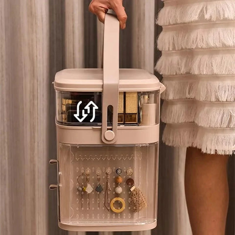 Large Capacity Jewelry Rack Cosmetic Organizer Skincare Lipstick Cosmetic Storage Box Large Capacity Jewelry Rack Cosmetic Organizer Skincare Lipstick Cosmetic Storage Box