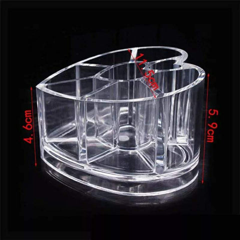 Acrylic Lipstick Organizer Heart Shape Acrylic Lipstick Organizer Heart Shape