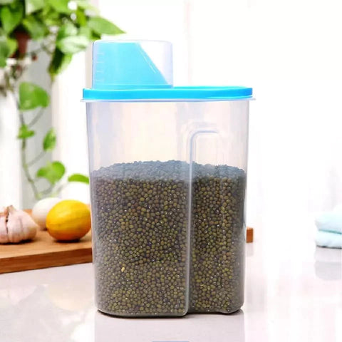 Large Grain Jar With Cup 2.5 Ltr Large Grain Jar With Cup 2.5 Ltr